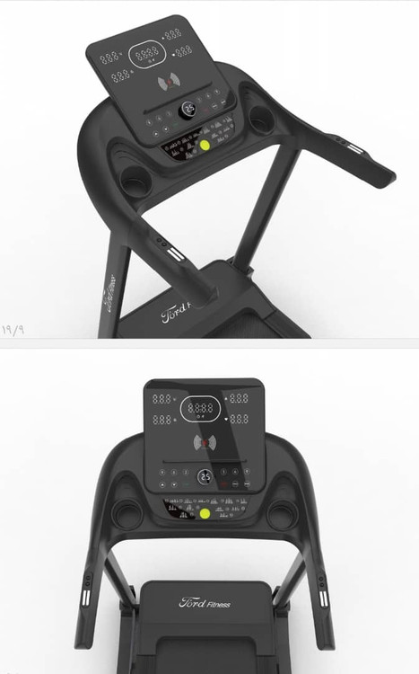 تردمیل خانگی برند فورد چندکاره با موتور 2/5 اسب بخار و تحمل وزن 150کیلوگرم مدل FA-260fm شیب برقی