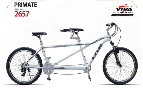 دوچرخه دو نفره تنه آلومینیوم جلو کمک دار ویوا سایز ۲۶ مدل primate