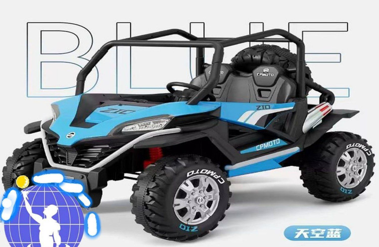 ماشین شارژی چهارموتوره دو نفره متالیک NTCO مدل C110072_4LP