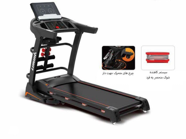 تردمیل باشگاهی پروآیفیت با تحمل وزن ۱۵۰ کیلوگرم و قدرت موتور ۳ اسب بخار AC مدل MAS1 AC680