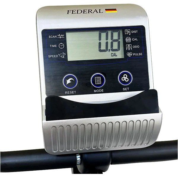 دوچرخه ثابت خانگی مگنتی با تحمل وزن 120 کیلوگرم و تنظیم 8 سطح مقاومت برند فدرال V270