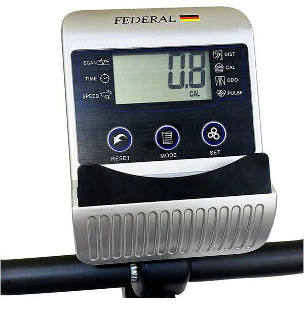 دوچرخه ثابت خانگی مگنتی با تحمل وزن 120 کیلوگرم و تنظیم 8 سطح مقاومت برند فدرال V270