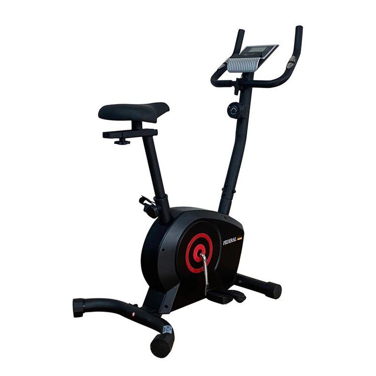 دوچرخه ثابت خانگی مگنتی با تحمل وزن 110 کیلوگرم و دارای 8 سطح مقاومت قابل تنظیم برند فدرال مدل V180