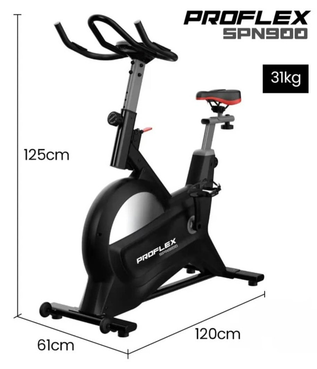 دوچرخه اسپینینگ الیپ اسپرت با تحمل وزن ۱۴۰ کیلوگرم و عملکرد مگنتی مدل ویتنی باشگاهی