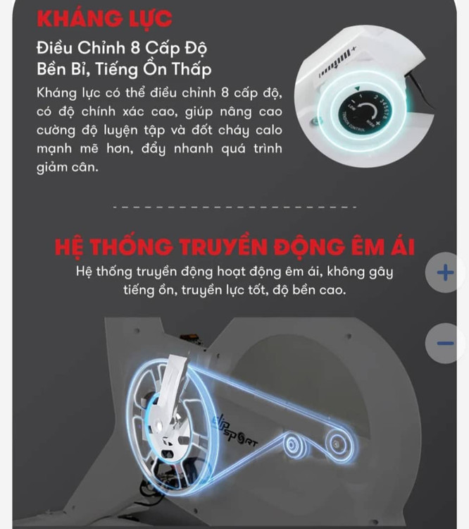 دوچرخه اسپینینگ الیپ اسپرت با تحمل وزن ۱۴۰ کیلوگرم و عملکرد مگنتی مدل ویتنی باشگاهی