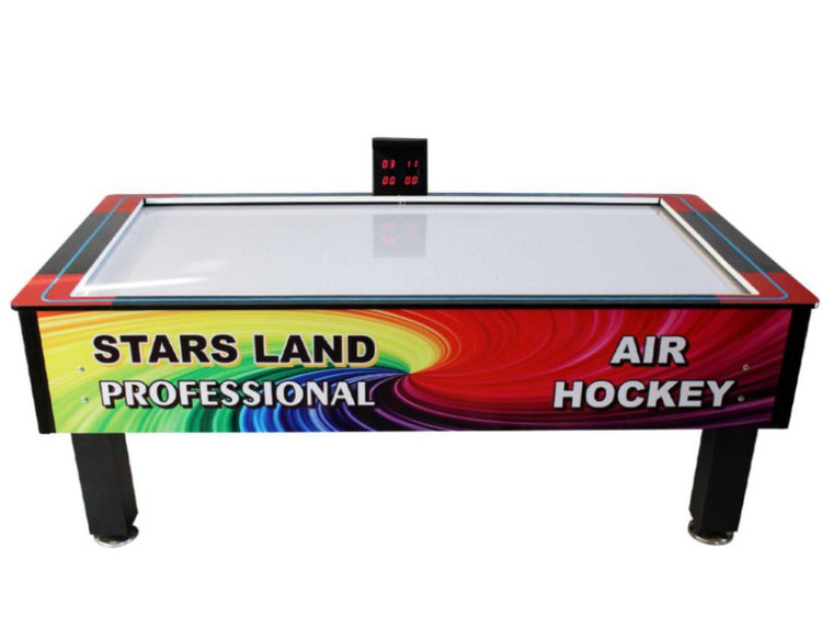 ایرهاکی 8 فوت نمایشگر کنار المپیک دارای کفی ضد خش دورو HPL و قابلیت نصب کارت خوان و تیکت خور