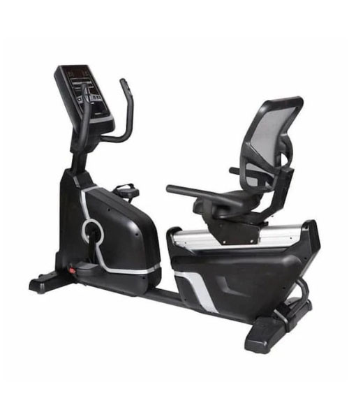 دوچرخه ثابت نشسته مبله پریکور با تحمل وزن ۱۸۰ کیلوگرم و سیستم تمرینی متنوع مدل DFT-F2 باشگاهی