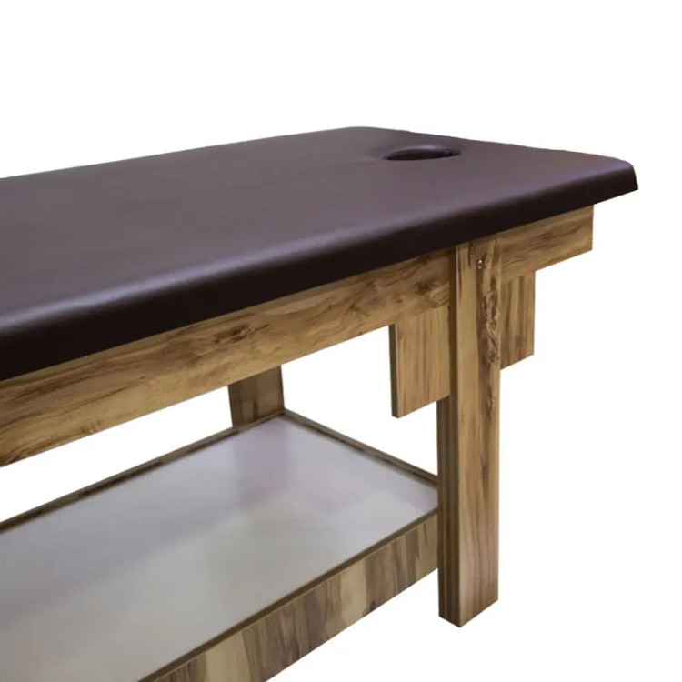 تخت فیشیال و ماساژ پایه چوبی ریلکس با تحمل وزن ۲۴۰ کیلوگرم مدل RELAX MD100