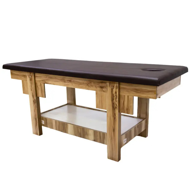 تخت فیشیال و ماساژ پایه چوبی ریلکس با تحمل وزن ۲۴۰ کیلوگرم مدل RELAX MD100