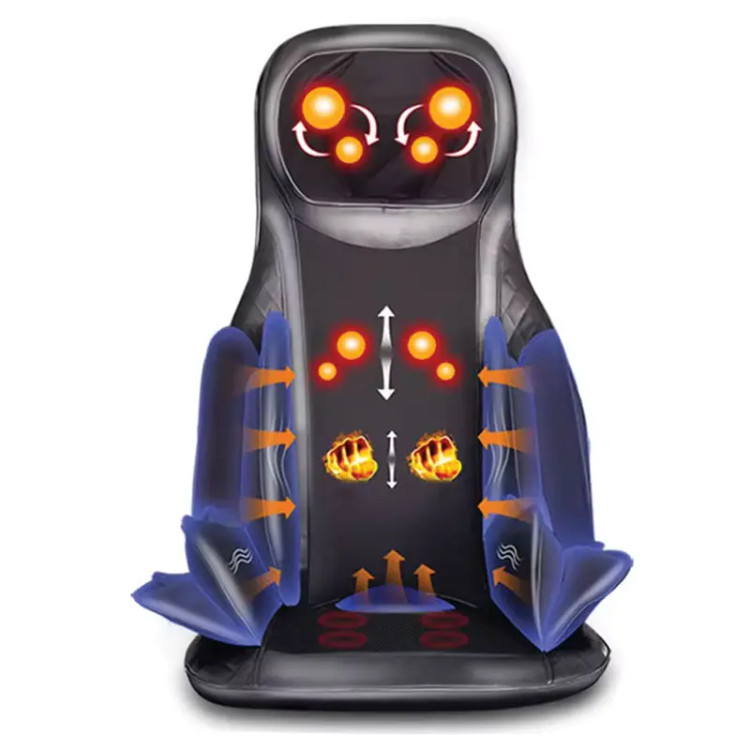 روکش صندلی ماساژور ماشین مای فرش بهمراه کیسه های هوا مناسب رفع گرفتگی ماهیچه های کمر و باسن مدل MF-C1