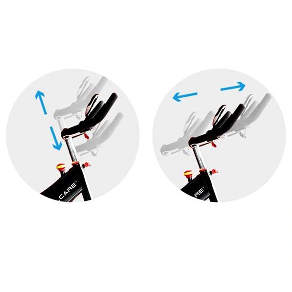 دوچرخه اسپینینگ باشگاهی برند یونیورسال بهمراه دیسک 15 کیلوگرمی و تحمل وزن 150 کیلوگرم مدل5817