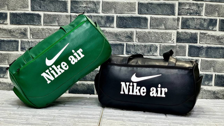 ساک ورزشی نایک (Nike air) دارای جا کفشی و رویه درجه یک و آستر خارجی کد ۰۰۱۰