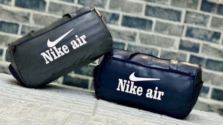 ساک ورزشی نایک (Nike air) دارای جا کفشی و رویه درجه یک و آستر خارجی کد ۰۰۱۰