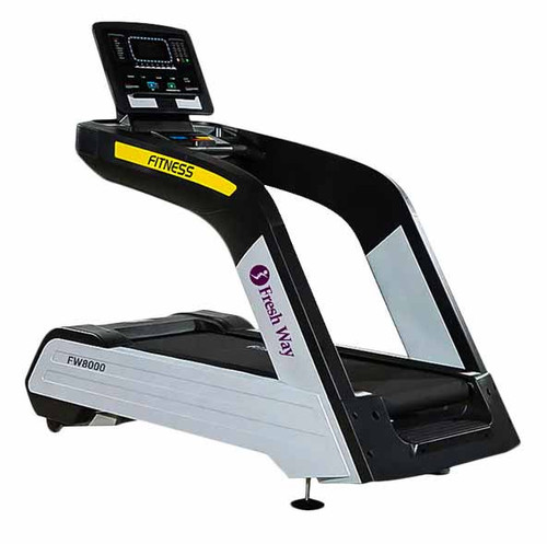 تردمیل باشگاهی لوکس و مدرن برند فرش وی با تحمل وزن آزاد و قدرت موتور پیک 7 اسب بخار AC مدل FW8000
