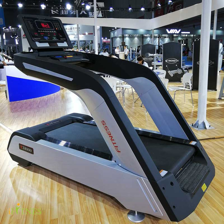 تردمیل باشگاهی لوکس و مدرن برند فرش وی با تحمل وزن آزاد و قدرت موتور پیک 7 اسب بخار AC مدل FW8000