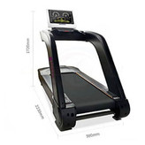 تردمیل باشگاهی پرقدرت برند فرش وی با تحمل وزن 220 کیلوگرم و عرض تسمه 60 سانتیمتر مدل FW7500