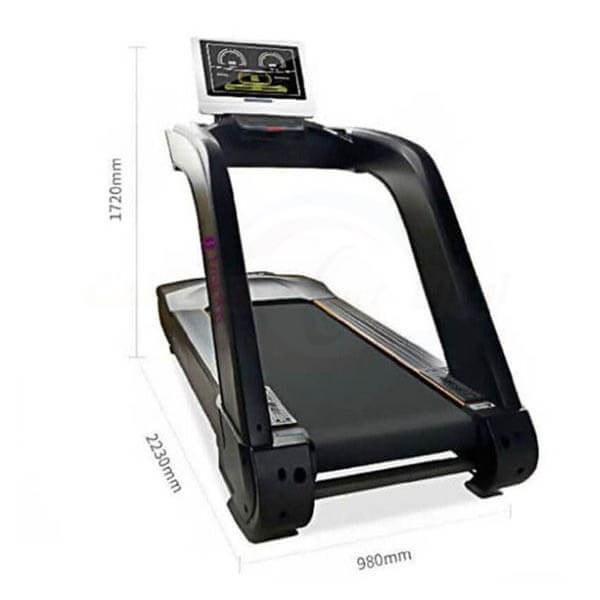 تردمیل باشگاهی پرقدرت برند فرش وی با تحمل وزن 220 کیلوگرم و عرض تسمه 60 سانتیمتر مدل FW7500