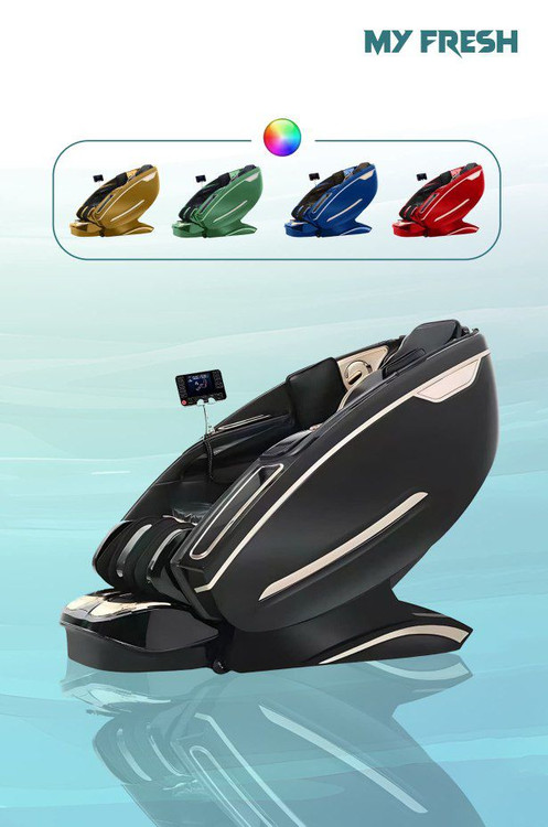 صندلی ماساژ مای فرش بهمراه ماساژ چهار بعدی و اسکن انگشت برای گزارش سلامت مدل RH A سری پیشرفته