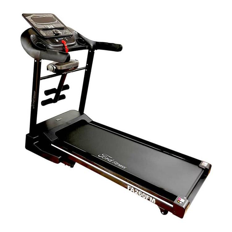 تردمیل خانگی برند فورد چندکاره با موتور 2/5 اسب بخار و تحمل وزن 150کیلوگرم مدل FA-260fm شیب برقی