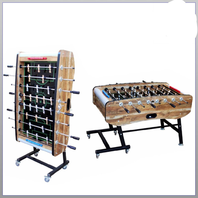 فوتبال دستی المپیک کد S12-L1 تاشو لمه گلاس طرح چوب
