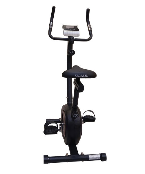 دوچرخه ثابت خانگی با تحمل وزن 110 کیلوگرمی و 8 سطح مقاومت قابل تنظیم برند فدرال مدل V160