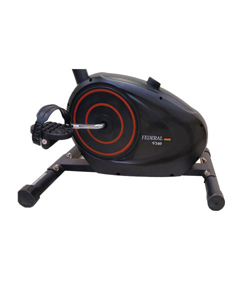 دوچرخه ثابت خانگی با تحمل وزن 110 کیلوگرمی و 8 سطح مقاومت قابل تنظیم برند فدرال مدل V160