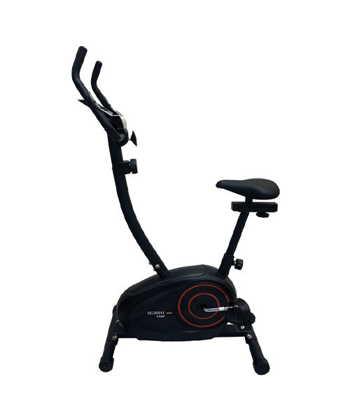 دوچرخه ثابت خانگی با تحمل وزن 110 کیلوگرمی و 8 سطح مقاومت قابل تنظیم برند فدرال مدل V160