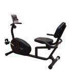 دوچرخه ثابت نشسته خانگی مبله با فلایویل 3 کیلوگرمی و تحمل وزن 110 کیلوگرمی برند فدرال مدل R160