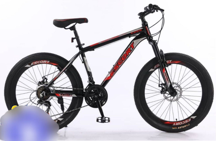 دوچرخه اسکورت تنه آلومینیوم بهمراه ترمز دیسکی و ۲۱ دنده سایز ۲۴ کد ۲۶۶