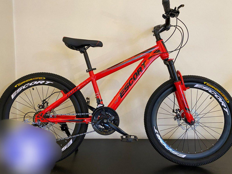 دوچرخه اسکورت تنه آهن بهمراه ترمز دیسکی و بیست و یک دنده سایز 26 کد 20