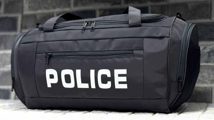 ساک پارچه ای تفکیکی برند پلیس ضد آب و دارای جا کفشی و جا شیکری کد ۱۱۳