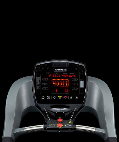 تردمیل باشگاهی پرقدرت SEG با تحمل وزن نامحدود و موتور سه تا شش اسب بخار AC مدل TA-8715 تایوان