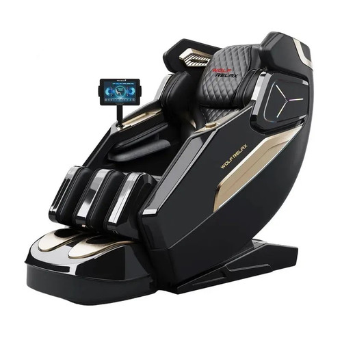 صندلی ماساژور برند ولف ریلکس با بالاترین طول ماساژ برای پوشش کامل بدن و ماساژ 4 بعدی مدل Wolf Relax A013