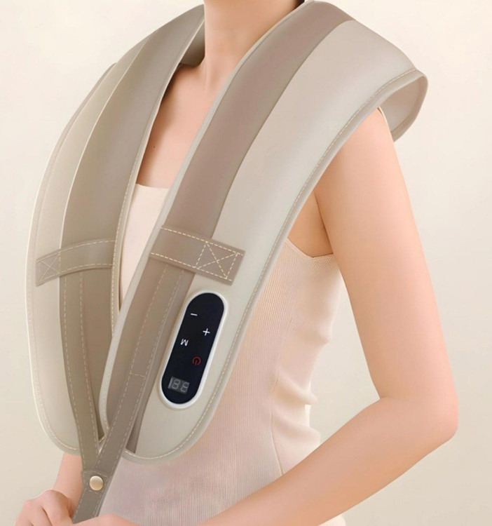 ماساژور شانه و گردن مای فرش بهمراه ۲۰ توپ ماساژ و ۴ عدد موتور چکشی مدل MF-S1