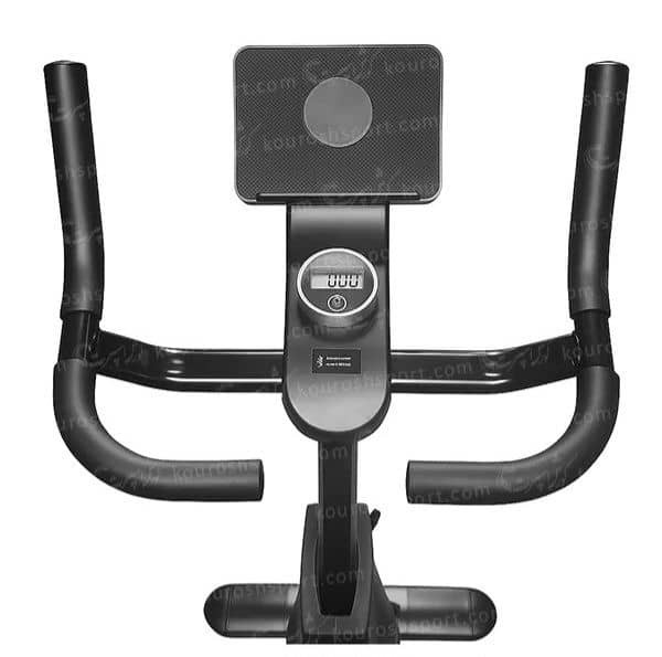 دوچرخه اسپینینگ باشگاهی الیپ اسپرت با تحمل وزن ۱۴۰ کیلوگرم و اپ قابل نصب روی موبایل مدل مارکوس