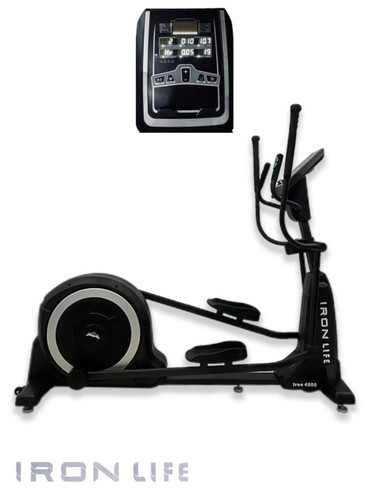 الپتیکال پرقدرت باشگاهی برند آیرون لایف با تحمل وزن 180 کیلوگرم و 32 سطح مقاومت قابل تنظیم مدل Iron 4000