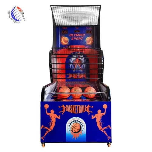 بسکتبال شهربازی المپیک با قابلیت شبکه شدن تا 8 دستگاه و قابلیت سکه خور و تیکت خور بودن