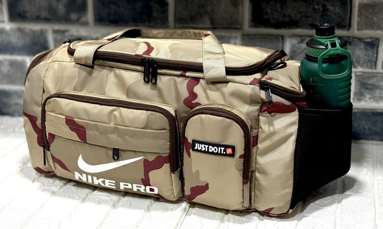 ساک پارچه ای سه کاره تفکیکی نایک چریکی کد 115 با قابلیت تبدیل به کوله