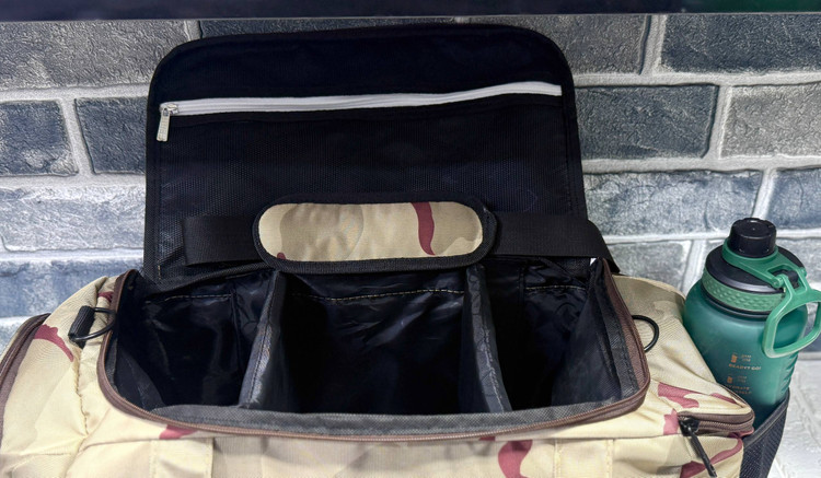 ساک پارچه ای سه کاره تفکیکی نایک چریکی کد 115 با قابلیت تبدیل به کوله