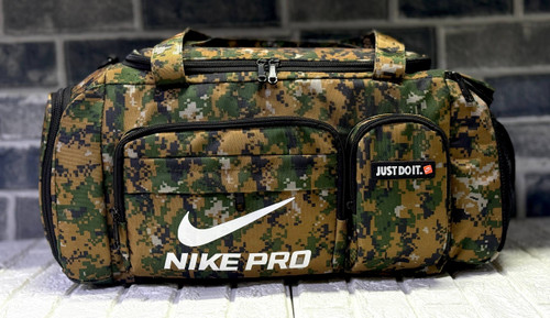 ساک پارچه ای سه کاره تفکیکی نایک کد 115 با قابلیت تبدیل به کوله