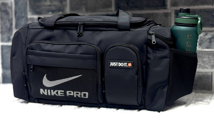 ساک ورزشی پارچه ای سه کاره نایک پرو با قابلیت کوله شدن و جا موبایلی دار کد ۱۱۵