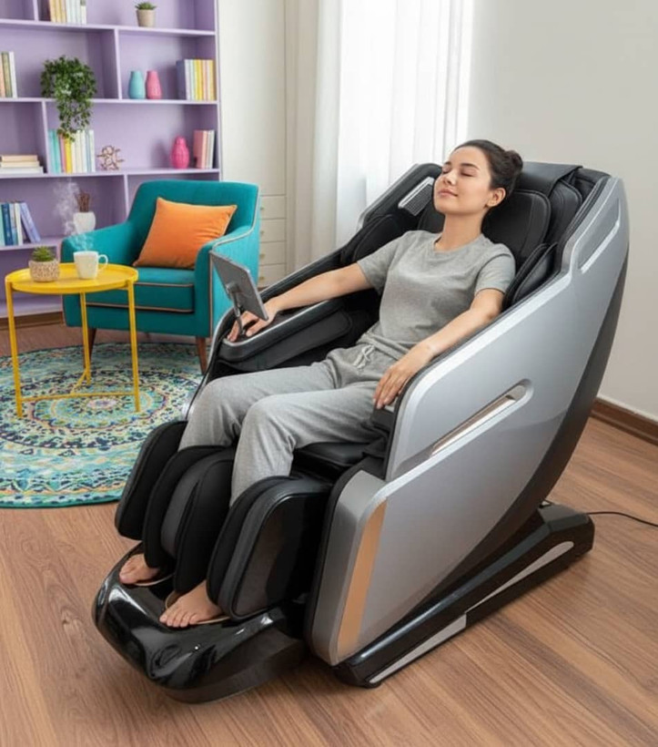 صندلی ماساژ لیرکن بهمراه ماساژ سه بعدی و تکنولوژی گرانش صفر مدل Leercon LEK-988L20