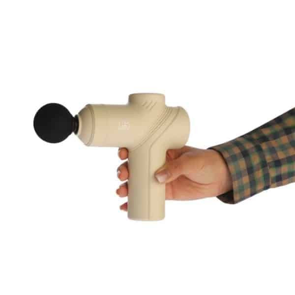 ماساژور تفنگی لیرکن بهمراه ۸ سری مخصوصی برای تسکین درد و گرفتگی عضلات مدل Leercon LEK-518x