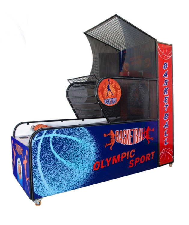 بسکتبال شهربازی المپیک با قابلیت شبکه شدن تا 8 دستگاه و قابلیت سکه خور و تیکت خور بودن