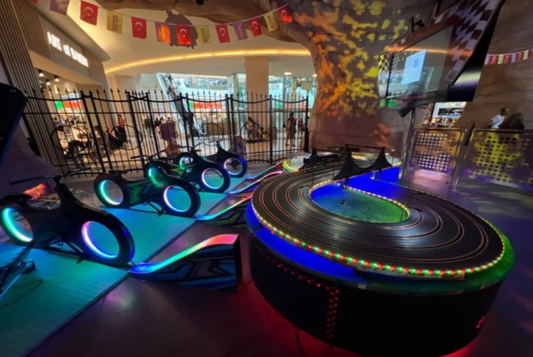 Olympic brand amusement bike derby with adjustable time and fully digital system