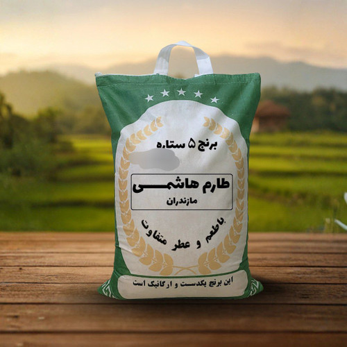 برنج طارم اعلا درجه یک کشت اول ۲۰ کیلویی با عطر و طعم جذاب برند نایکو