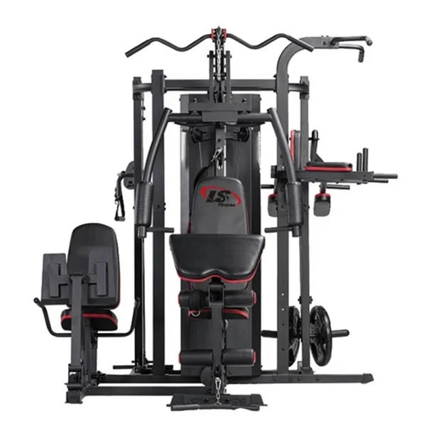 دستگاه مولتی جیم 5 ایستگاه LS FITNESS با قابلیت استفاده همزمان برای چند کاربر و بدنه بسیار مقاوم مدل MS651S