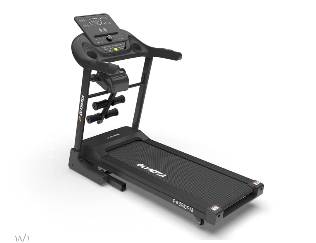 تردمیل خانگی برند فورد چندکاره با موتور 2/5 اسب بخار و تحمل وزن 150کیلوگرم مدل FA-260fm شیب برقی