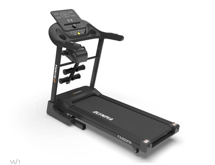 تردمیل خانگی برند فورد چندکاره با موتور 2/5 اسب بخار و تحمل وزن 150کیلوگرم مدل FA-260fm شیب برقی