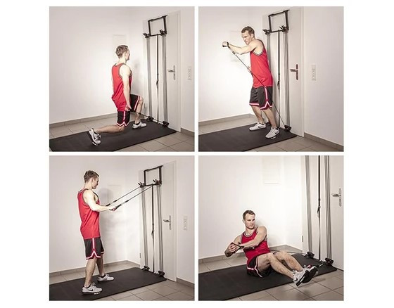 دستگاه بدنسازی با کش تاور 200 بهمراه تنظیم فشار از 1 تا 100 کیلوگرم و قابلیت نصب روی انواع درب ها (TOWER 200)